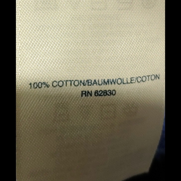 Land's End 100 % Cotton Blue Striped Ribbed Pullover Sweater Size M 10-12 - Picture 12 of 12